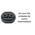 Kit 100 Unidades Borracha Coxim Carro Uno Fire/Doblo/Punto