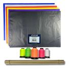 Kit 100 Varetas 70cm + 100 Folhas + Linha