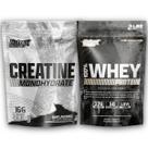 Kit 100% Whey 900g + Creatina Monohydrate Pura 500g - Nutrex Research Kit 100% Whey 900g + Creatina Monohydrate Pura 500g - Nutrex Research