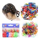 Kit 100 Xuxinhas Elásticos De Silicone Colorida c/ bolinha