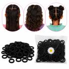 Kit 100 Xuxinhas infantil elastico de cabelo Confortável Macios com saquinho ziper