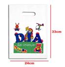 Kit 1000 Sacolinha Plástica c/ alça Dia das Crianças 33x24cm