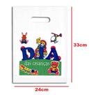 Kit 1000 Sacolinha Plástica c/ alça Dia das Crianças 33x24cm