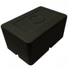 Kit 100pç Caixa de Sobrepor CFTV Mini Preta 9x6x4,5cm