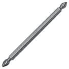 KIT 100UN Bits Ponta Dupla Philips PH02 x 11 cm Imantado D-34849 - MAKITA