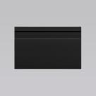 Kit 10m Linear Rodapé Pvc Edge Preto Frisado 10cm X 15mm X 2m