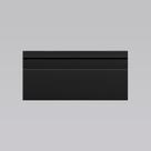 Kit 10m Linear Rodapé Pvc Edge Preto Frisado 7cm X 15mm X 2m