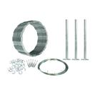 Kit 10mt concertina simples 300 mm completa