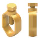 Kit 10PC Conector Para Haste Aterramento Tipo Presilha 5/8 - Olivo