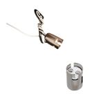Kit 10pç do Soquete Rabicho para Lâmpada AR70/AR111 BA15D