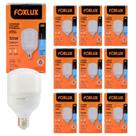 Kit 10PC Lampada de Led 20w 6500k Alta Potência Econômica E27 Branca Fria Bivolt Foxlux