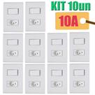 KIT 10un 1 Interruptor +1 Tomada 2P+T Liz 10A -Tramontina KIT 10un 1 Interruptor +1 Tomada 2P+T Liz 10A -Tramontina
