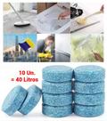 Kit 10un/40L Limpador Multiuso Limpeza Geral Pesada, Pisos, Superfícies, Banheiros, Cozinhas, Vidros