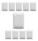 Kit 10un Conjunto Placa Cega 4x2 Sem Furo Aria Tramontina Branco