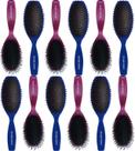 Kit 10un escova oval para mega hair marco boni