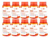 Kit 10un Nac 600mg 60 Cápsulas