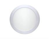 kit 10un Painel Plafon Led Sobrepor Redondo 12w quente 3000k
