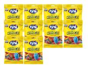 Kit 10x Bala Fini Gelatina Minhoca Brilho 90g - Cimed