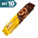 Kit 10x Biscoito Bolacha Pacote 90g Triunfo Tortinhas Recheado