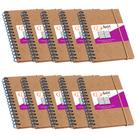 Kit 10x Caderneta de Bolso 10x14cm 60 Folhas Pautadas Guarani TopGet Kit 10x Caderneta de Bolso 10x14cm 60 Folhas Pautadas Guarani TopGet