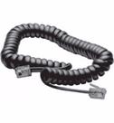 Kit 10x Extensão Monofone Espiral Preto 2 Metros