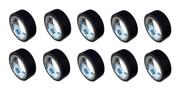 Kit 10x Fita Isolante Anti Chama 17mm x 5m Preto