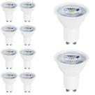 Kit 10x Lâmpada Dicróica LED MR11 GU10 4W 3000K 110V Dimerizável