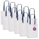 Kit 10x Sacola Ecobag em TNT Premium 33x39cm Termo Selado Sisco TopGet Kit 10x Sacola Ecobag em TNT Premium 33x39cm Termo Selado Sisco TopGet