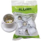 Kit 10x Soquete Fixo Porta Lâmpada 150w Plafon Plafonier E27 Branco