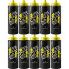 Kit 10X Squeeze Endurance - 800ml Preto/Amarelo - BodyAction