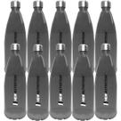 Kit 10X Squezze Plástica com Inox - 700ml Fumê - NewNutrition