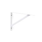 kit 10x Suporte para Prateleira 25 cm Profundida com Fixação Branco