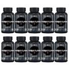 Kit 10X Thermo Flame Hardcore Termogênico - 120 Tablets - Black Skull