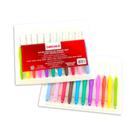 Kit 11 Agulhas de Crochê Soft Cabo Emborrachado Círculo