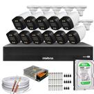 Kit 11 Câmeras Segurança Full Color Dvr Intelbras C/HD 500gb