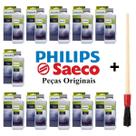 Kit 11 Descalcificante 250ml + Pincel Limpeza Máquinas Saeco