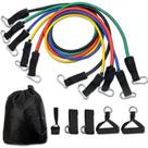 Kit 11 Elastico Extensor Treino Academia Exercícios Em Casa