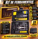 Kit 11 Ferramentas Manuais com Estojo Organizador, Presente Ideal Dia dos Pais
