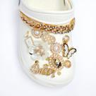 Kit 11 Pins Luxo Dourado com Corrente para Babuche
