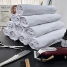 Kit 11 Unidades - Toalha de Rosto KazzaVip Felpuda 100% Algodão Linha Salao Profissional 44cmx75cm Branco