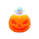 Kit 12 Abóboras Squishies de Plástico para Decoração de festa de Halloween