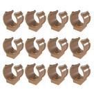 Kit 12 Abraçadeira Impacto P/ Cano 20mm 1/2'' Marrom Estrela Kit 12 Abraçadeira Impacto P/ Cano 20mm 1/2'' Marrom Estrela