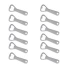Kit 12 Abridores De Garrafa Boteco Aço Inox 10cm