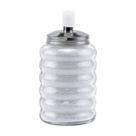 KIT 12 Açucareiro de Vidro com Bico Dosador Inox Restaurante