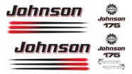 Kit 12 Adesivos Compatível Johnson 175HP