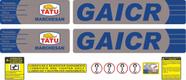 Kit 12 Adesivos Vinil UV Compatível Tatu GAICR Kit 12 Adesivos Vinil UV Compatível Tatu GAICR