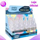 Kit 12 Ampolas de Tratamento Capilar Semi Di Lino Natuhair 10ml Contém 12 Unidades