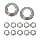 Kit 12 Arruelas de Ferro Para Calotas Aro 13 14 15 Universal