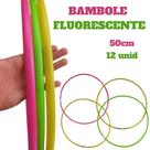 Kit 12 Bambolês Sortidos Neon 50cm Arco Infantil Coloridos