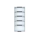 Kit 12 Bandejas Canto 202 FIT Farmacia 30/25 Branco Pe Preto